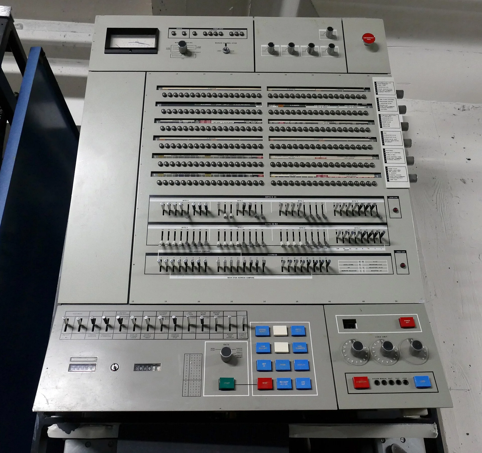 Console of an IBM System/360 Model 65