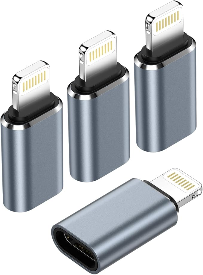 A Lightning to USB-C adapter
