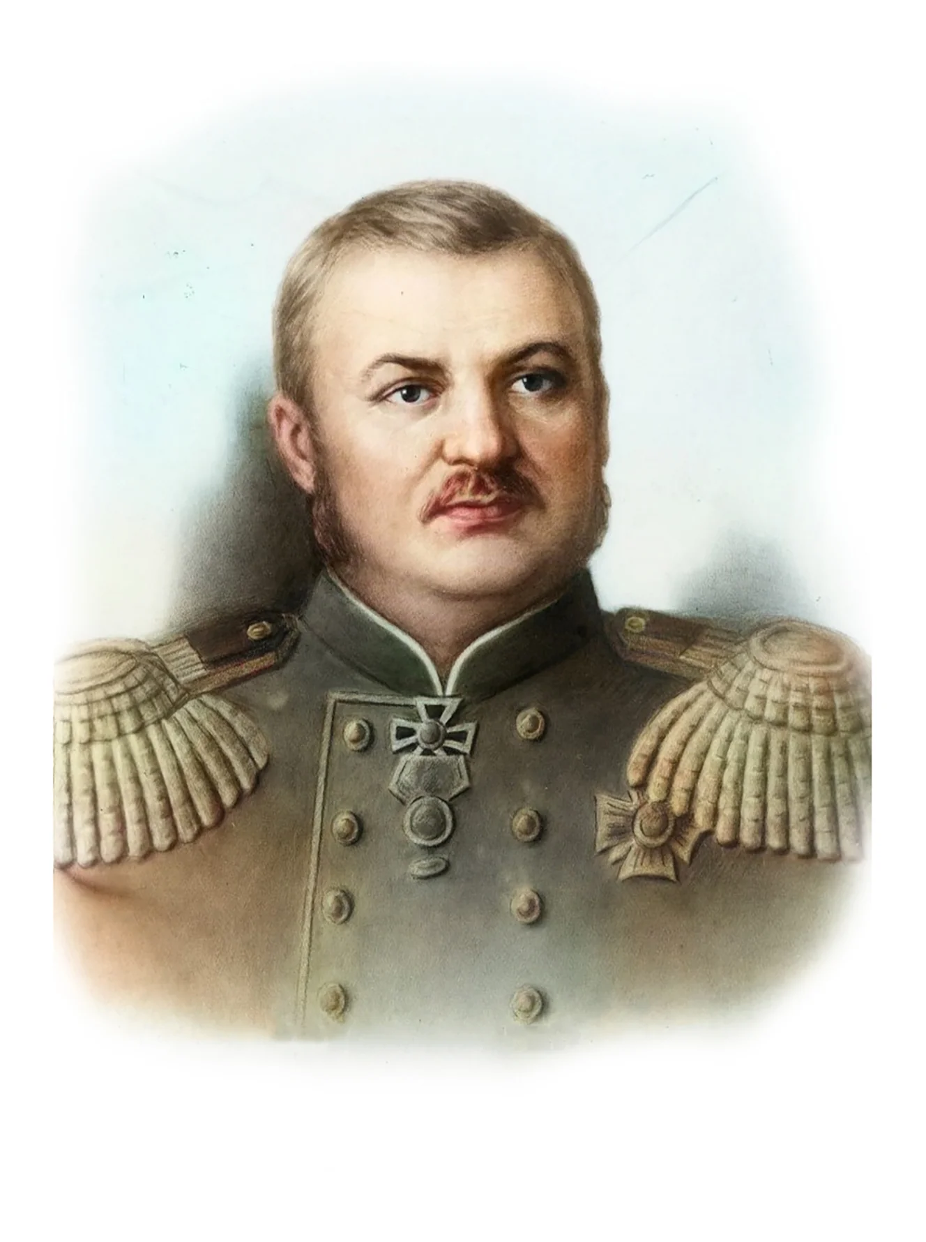 Portrait of General K.I. Konstantinov in Imperial Russian uniform